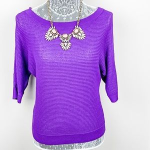 Express knit sweater - Purple